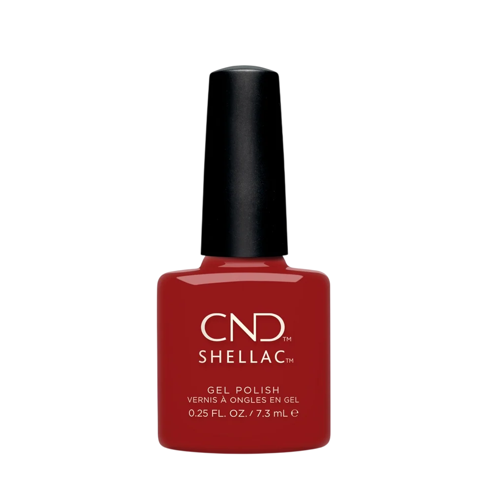 CND, Shellac, Gel, Semi-Permanent Nail Polish, Bordeaux Babe, 7.3 ml