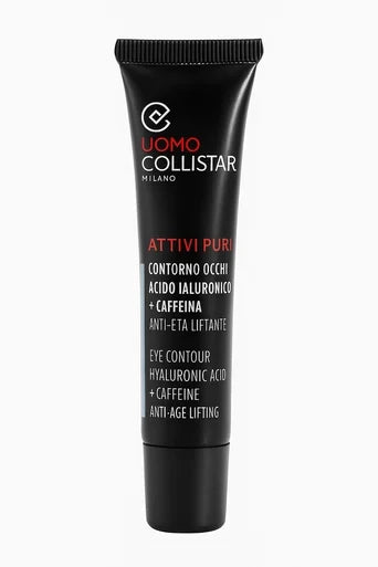 COLLISTAR ATTIVI PURI UOMO EYE CONTOUR HYALURONIC ACID + CAFFEINE ANTI-AGE LIFTING 15 ML