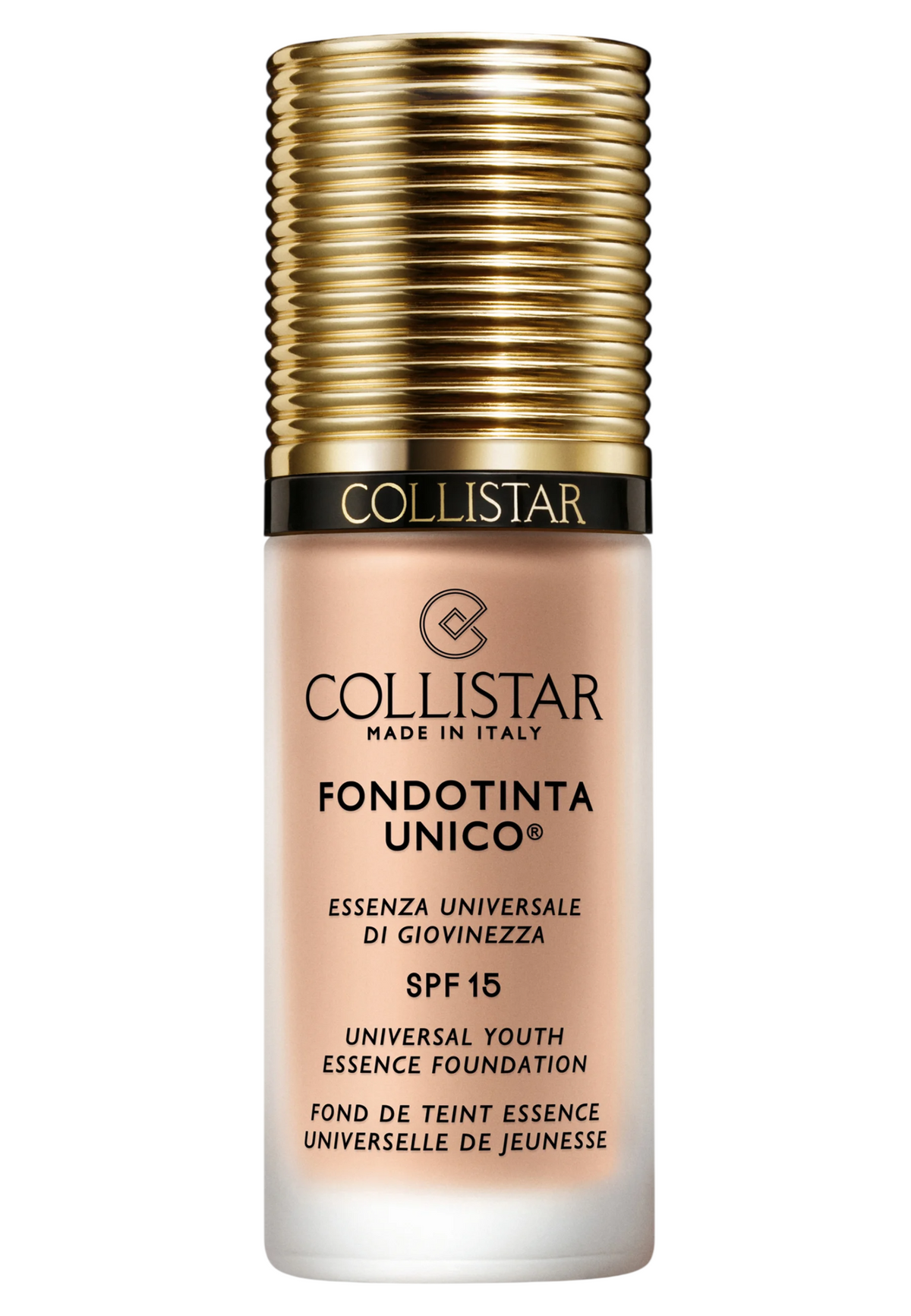 Collistar, Unico, Matt, Flüssige Grundierung, 3R, Rosébeige, SPF 15, 30 ml