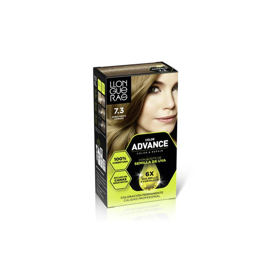 LLONGUERAS LLONGUERAS Color Advance 7,3 Rubio Medio Dorado Haarfarbe 1 Stück Kosmetik