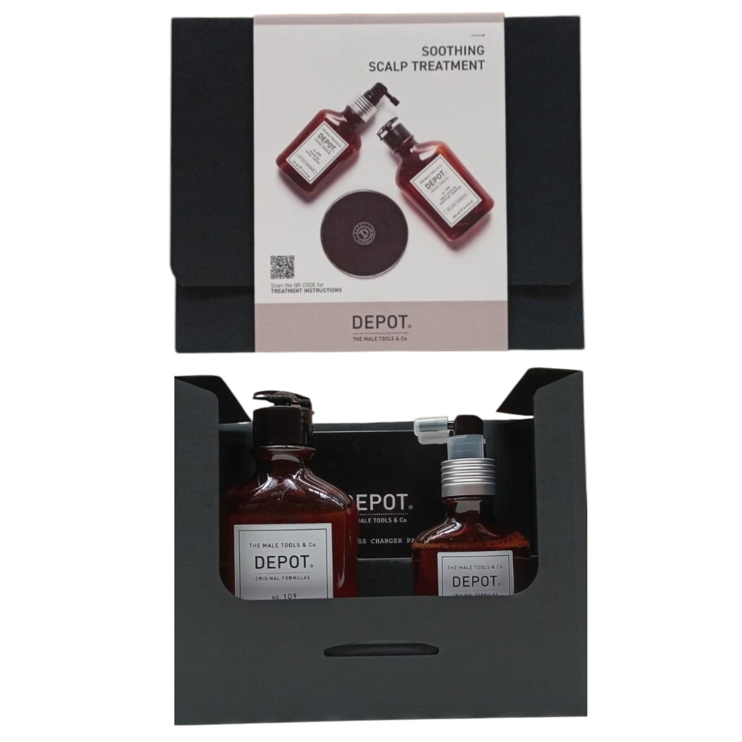 Depot Haarpflegeset Consumer Kit G Set Depot: 200 Hair Treatments No. 209, Hair Lotion Treatment, For Calming, 100 ml + 100 H