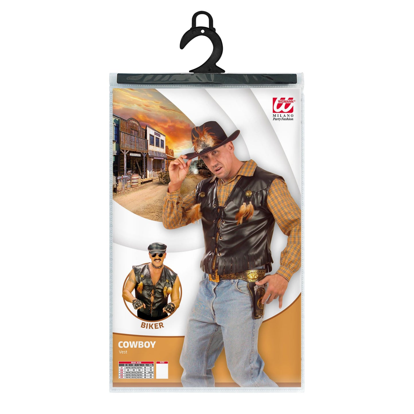 "COWBOY" (Weste) Lederlook – Ansicht 5