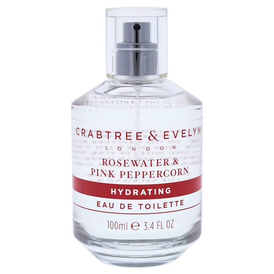 Crabtree & Evelyn Crabtree & Evelyn, Rosewater & Pink Peppercorn, Eau de Toilette, Für Frauen, 100 ml Regular
