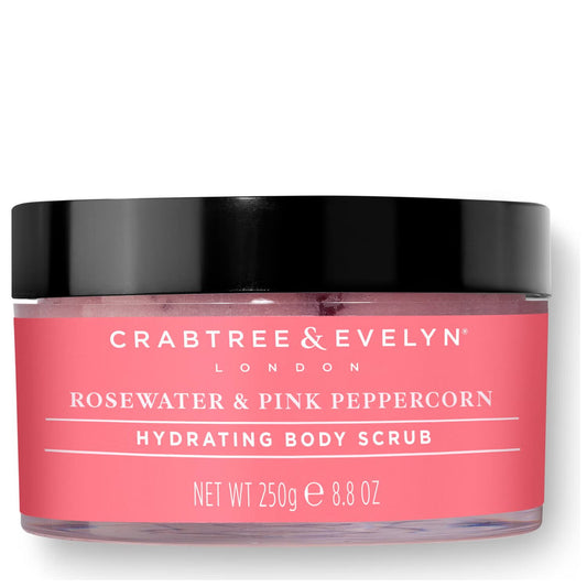 Crabtree & Evelyn Crabtree & Evelyn, Rosewater & Pink Peppercorn, Hydratisierend, Körperpeeling, 220 g Regular