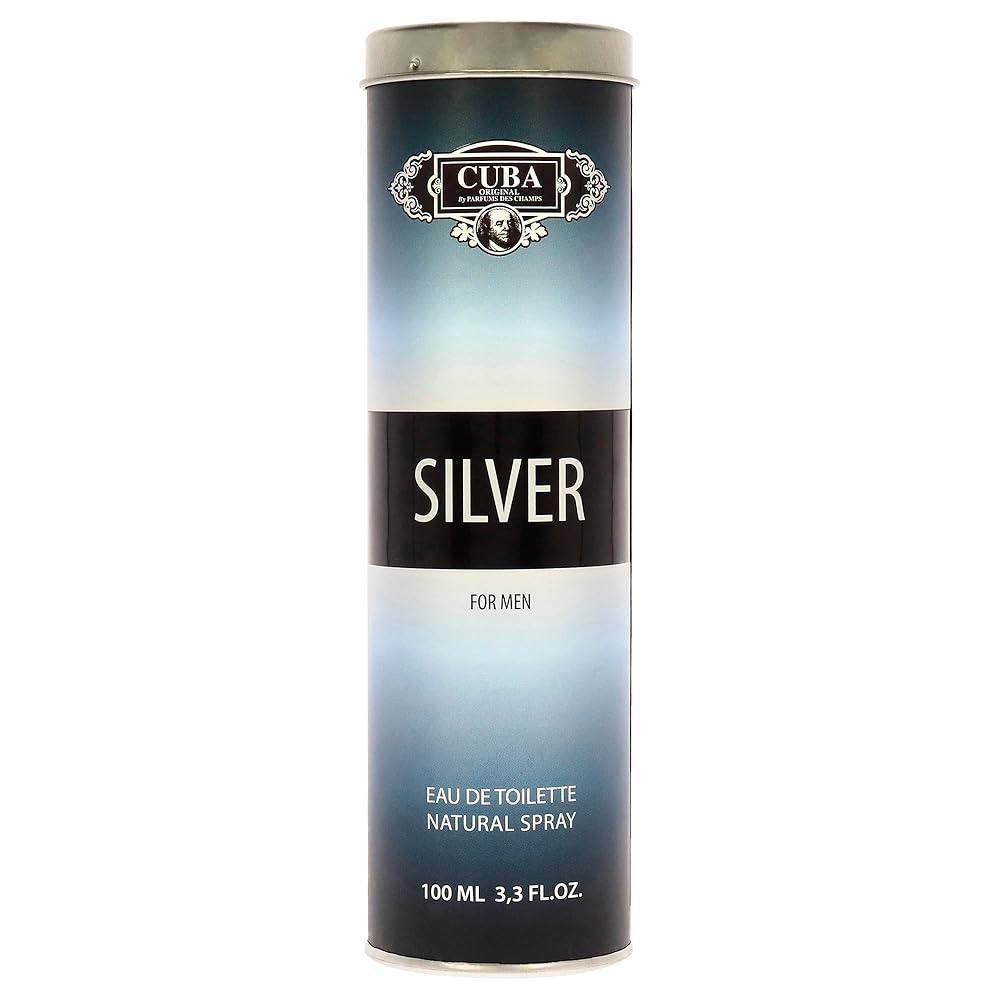 Cuba, Silver, Eau de Toilette, Für Männer, 100 ml