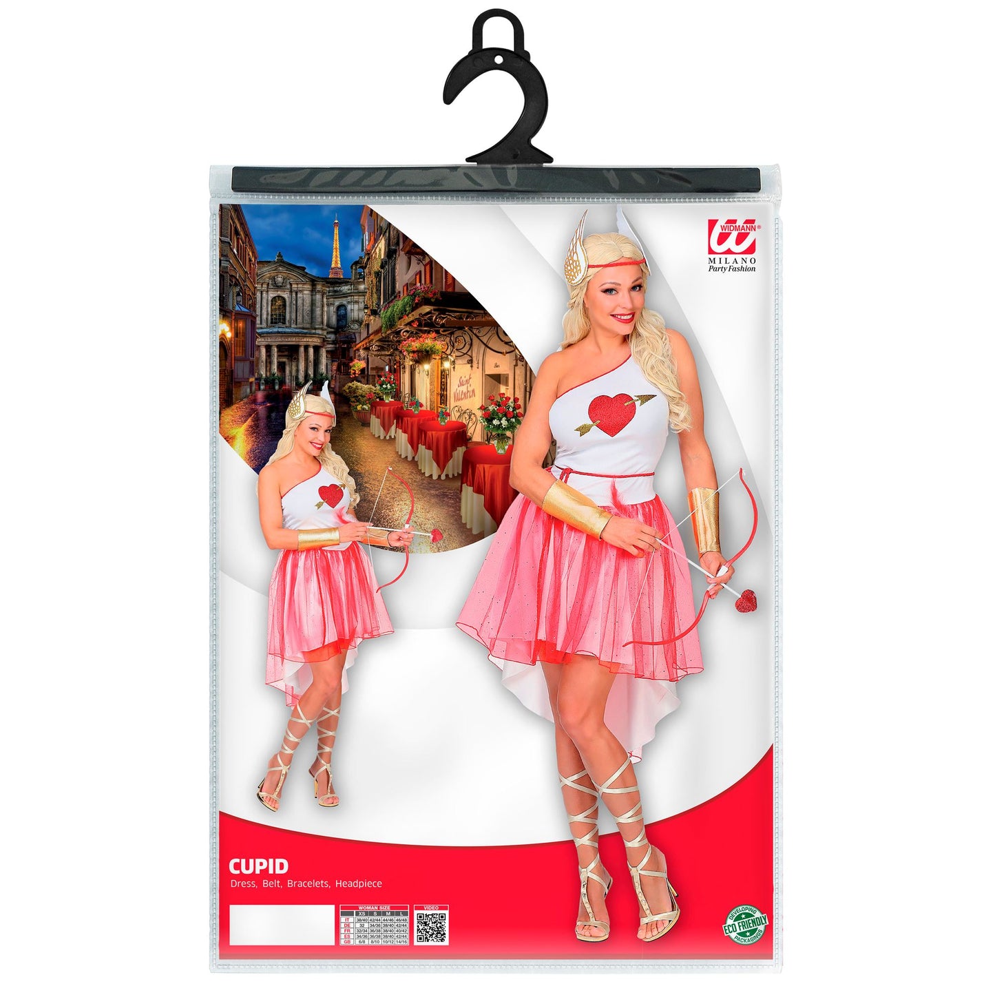 "CUPIDO" (Kleid, Gürtel, Armbänder, Kopfschmuck) – Ansicht 5