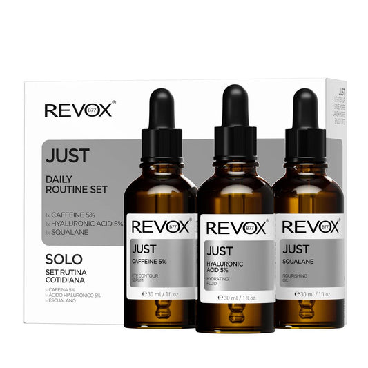 Revox B77 Hautpflegeset Daily Routine Set Revox B77: Just, Squalane, Nourishing, Oil, For Face, 30 ml + Just, Caffeine 5%, An