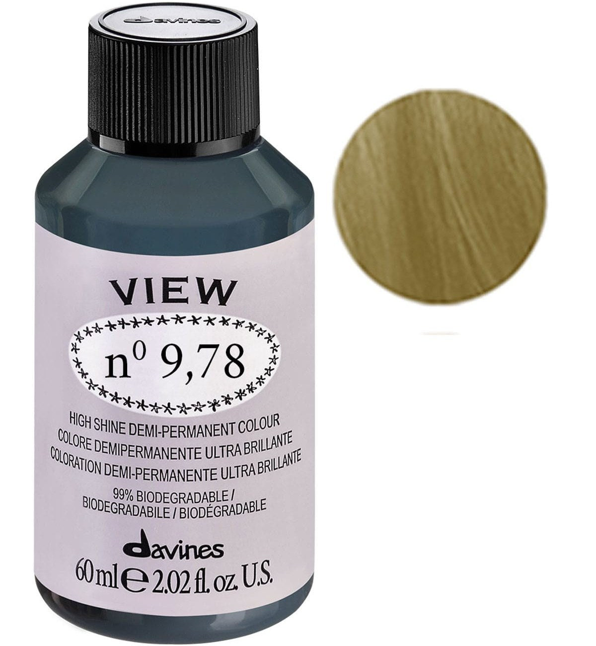 Davines, View, Demi-permanente Haarfarbe, 9.78 Gloss, 60 ml