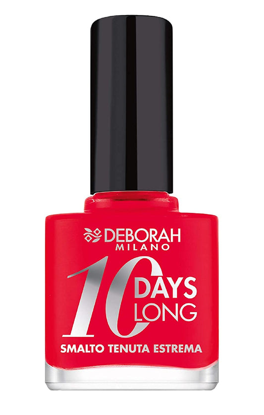 Deborah Deborah, 10 Days Long, Nagellack, EN870, Korallenrot, 11 ml Regular