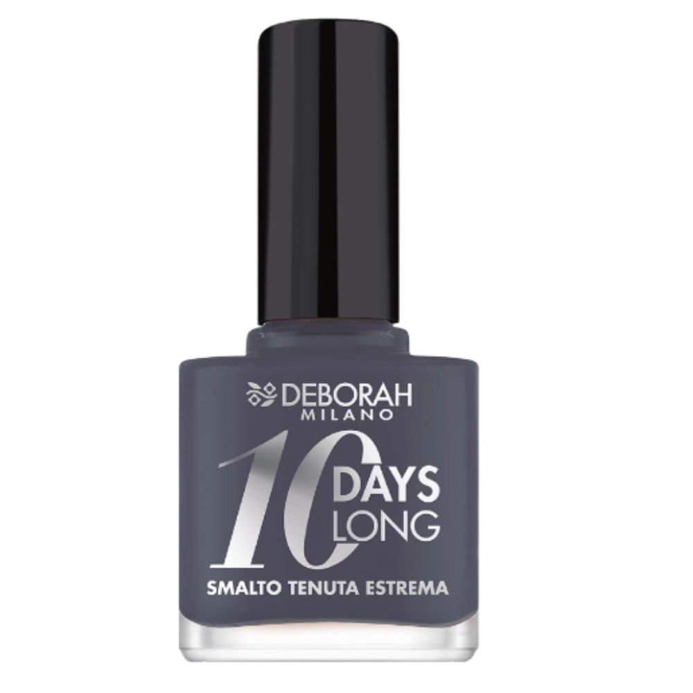 Deborah, 10 Days Long, Nagellack, EN888, Hellgrau, 11 ml