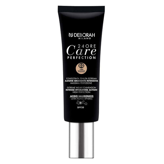 Deborah Deborah, 24 Ore Care Perfection, Hydratisierend, Flüssige Grundierung, 03, Sand, SPF 20, 30 ml *Tester