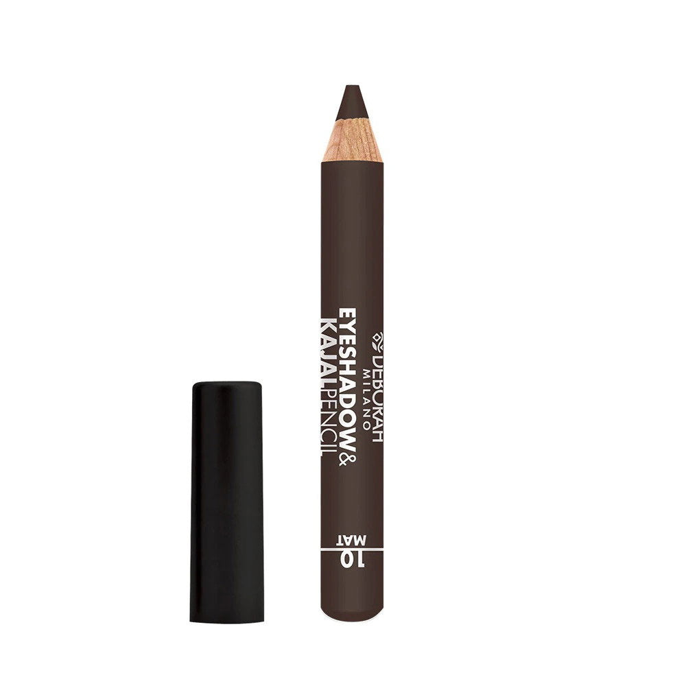 Deborah, Deborah, Mischen, Matt, Lidschatten & Kajal Eyeliner 2-in-1, 10, Braun, 2 g *Tester
