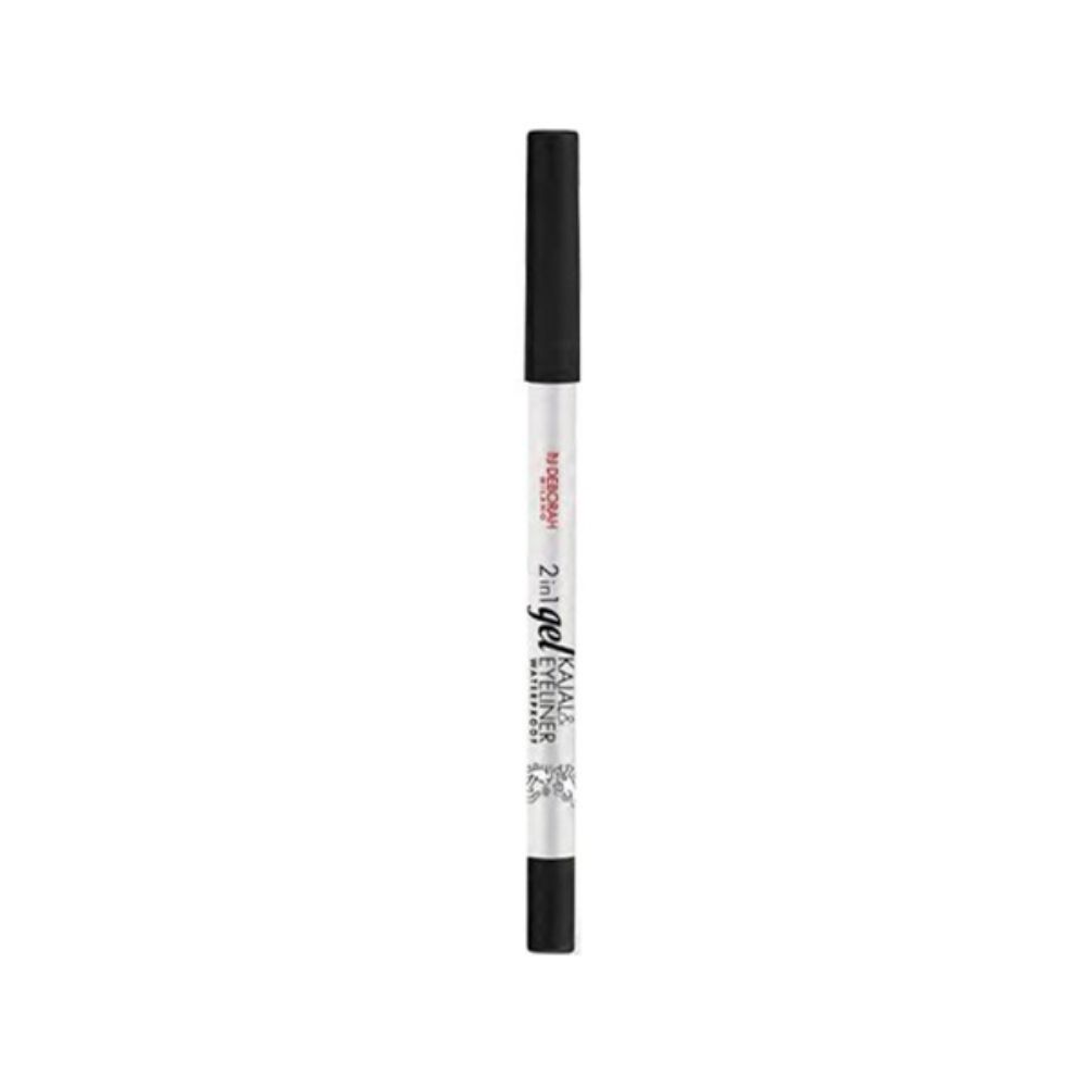 Deborah, Deborah, Wasserdicht, Lidschatten & Kajal Eyeliner 2-in-1, Schwarz