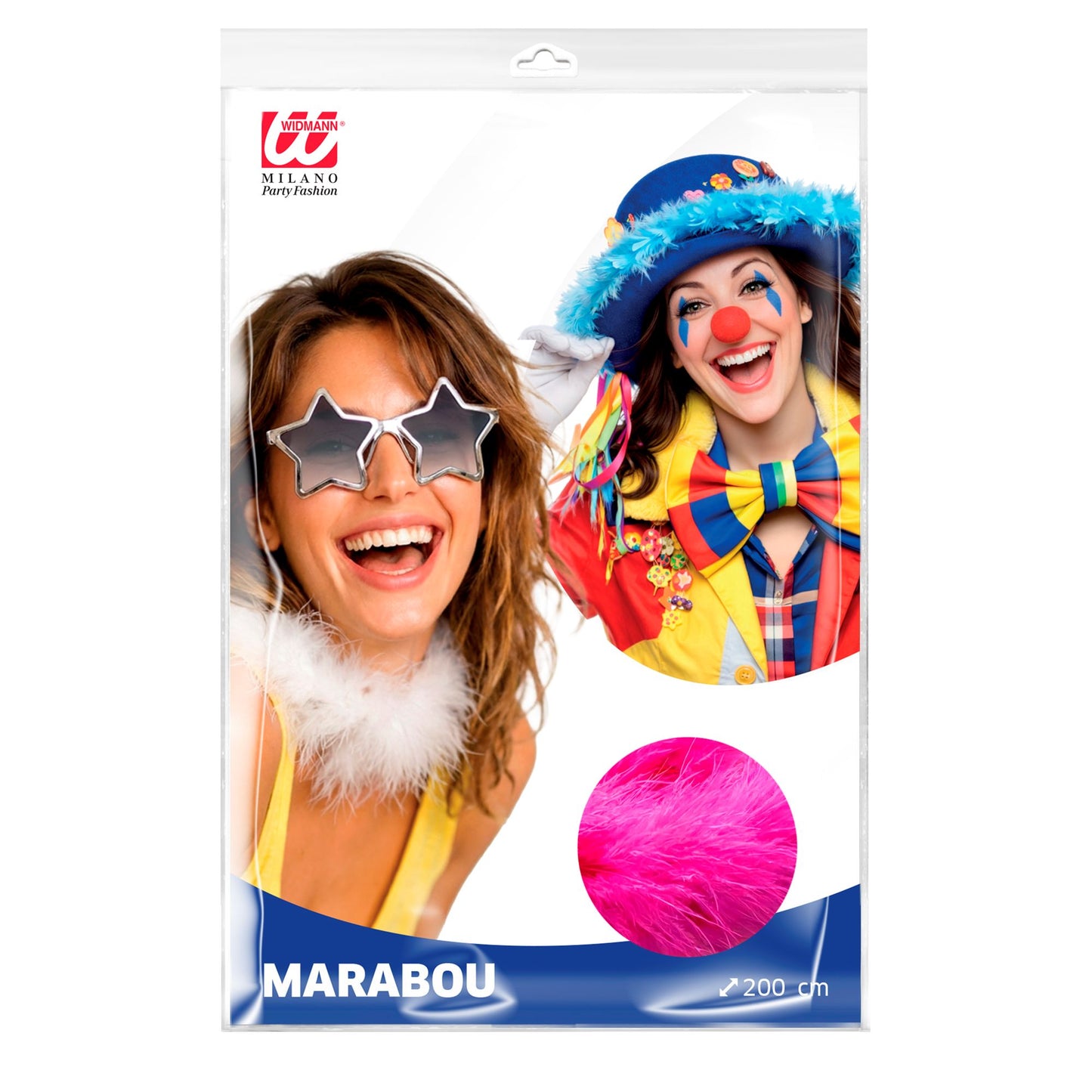 "DEKORATIVE MARABOU" rosa - 2 m – Detailansicht