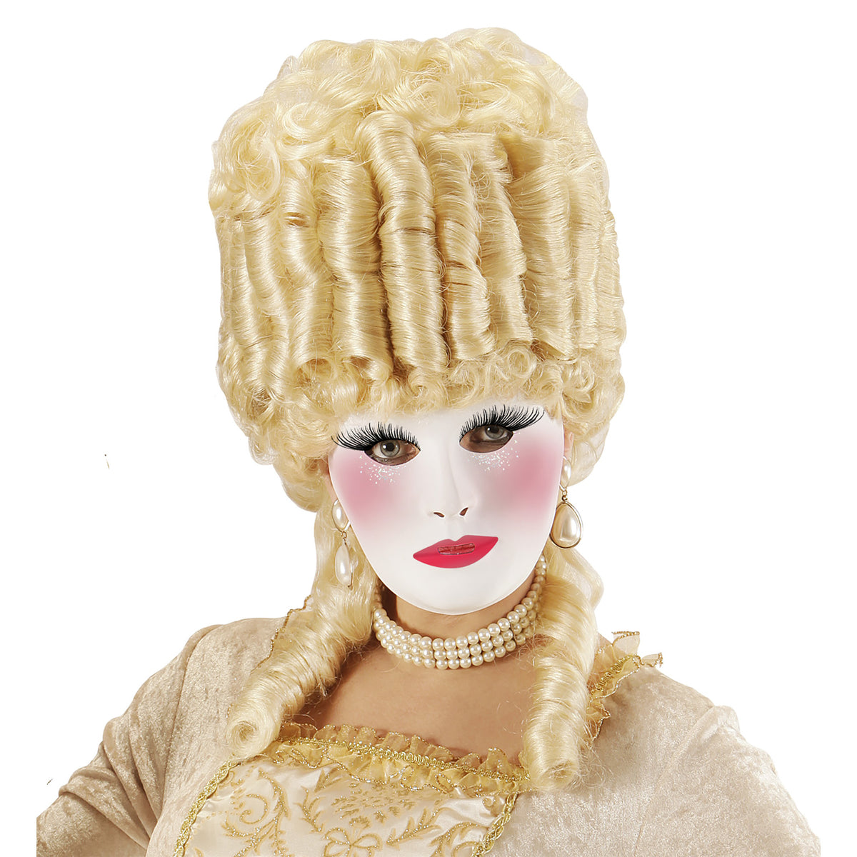 "DELUXE UNISEX HALBMASKE ZUM BEMALEN" – Ansicht 3