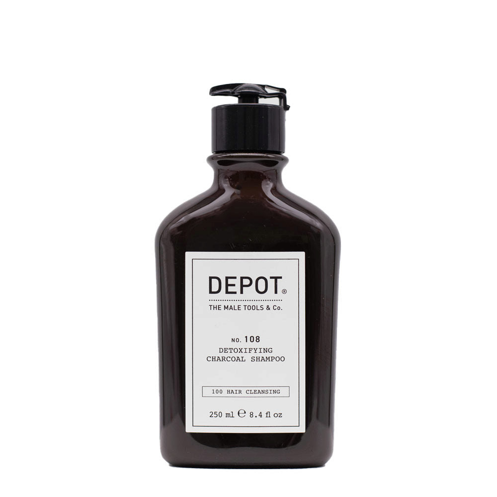 Depot Depot, 100 Hair Cleansing No. 105, Holzkohle, Haarshampoo, Zur Entgiftung, 250 ml Regular