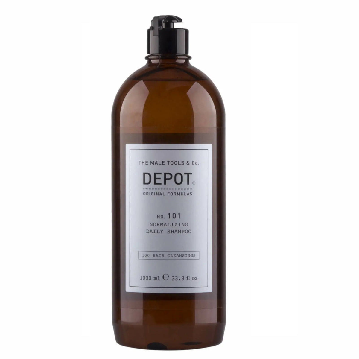 Depot, 100 Hair Cleansing No. 101, Botanischer Komplex, Haarshampoo, Normalisierung, 1000 ml
