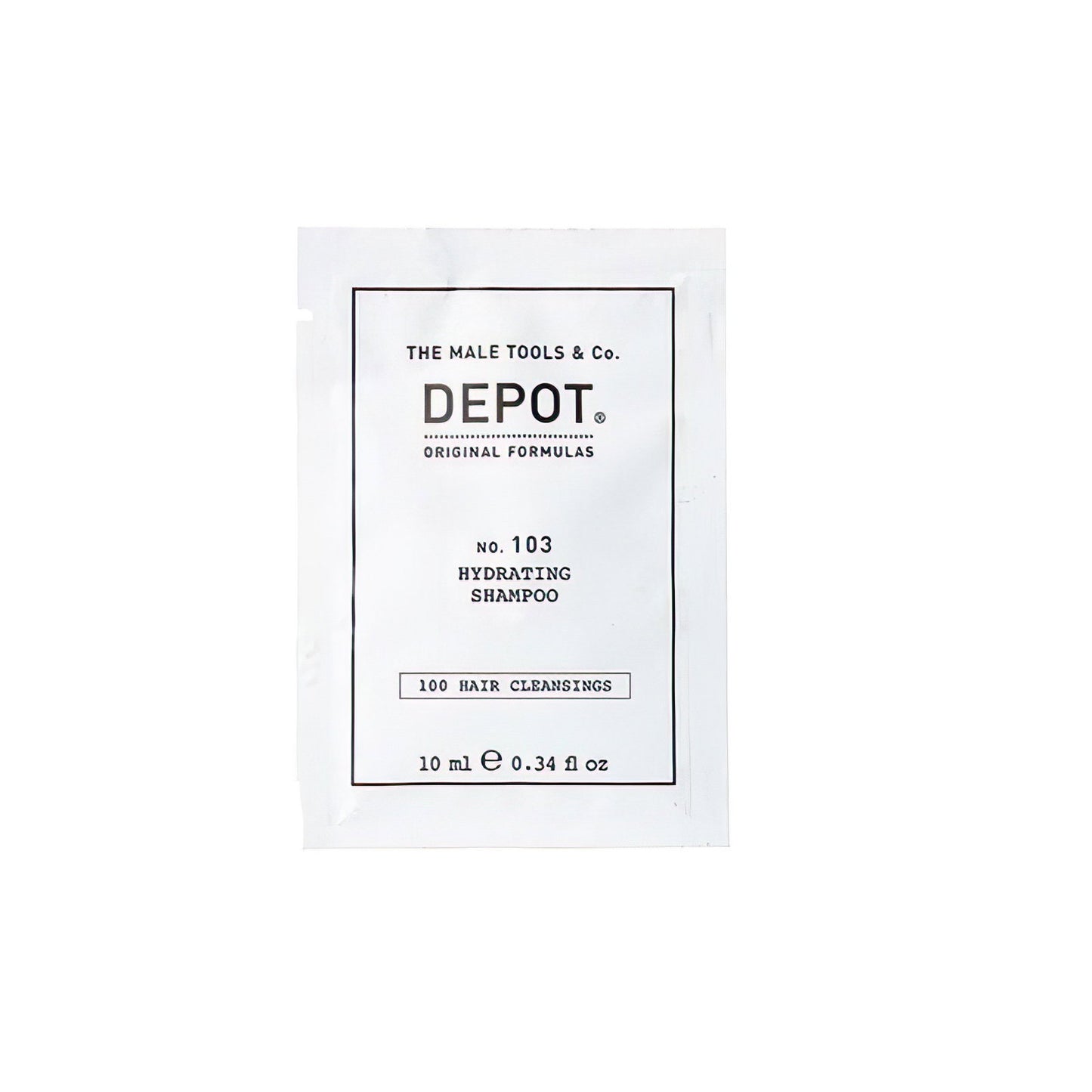 Depot Depot, 100 Hair Cleansing No. 103, Provitamin B5, Haarshampoo, Zur Hydratation, 10 ml Regular