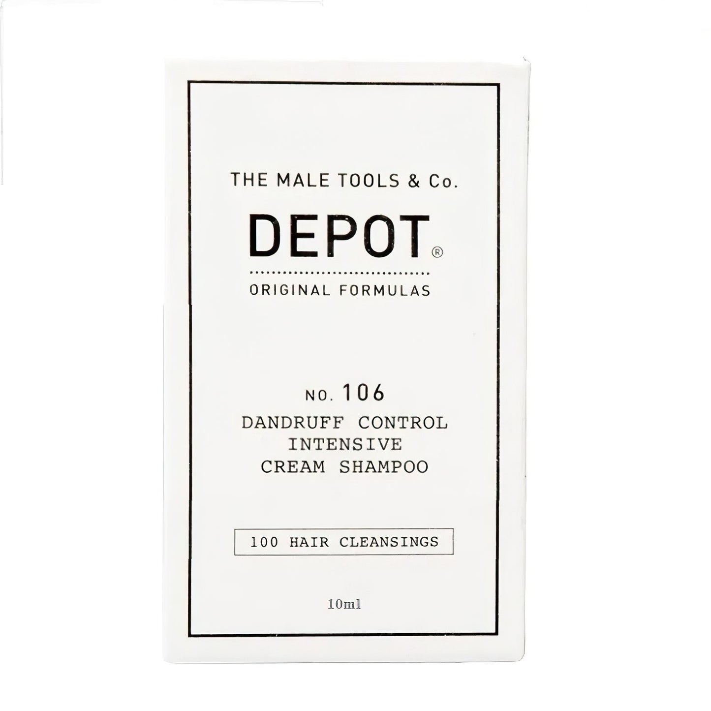 Depot Depot, 100 Hair Cleansing No. 106, Provitamin B5, Haarshampoo, Antischuppen, 10 ml Regular