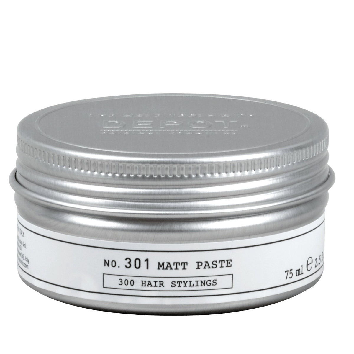 Depot, 300 Hair Stylings No. 301, Haarstylingpaste, Matte Textur, Fester Halt, Für Haare, 75 ml