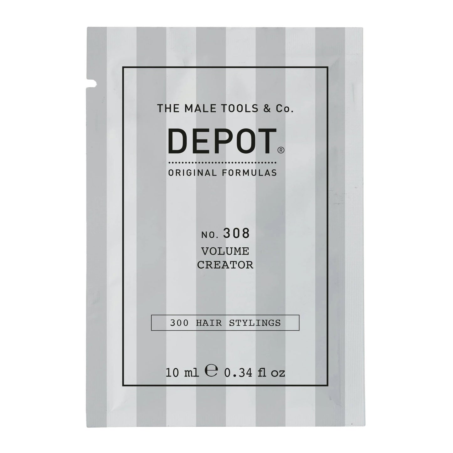 Depot Depot, 300 Hair Stylings No. 308, UV-Filter, Haarstyling-Gel, Für Volumen, Mittlerer Halt, 10 ml Regular