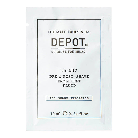 Depot Depot, 400 Shave Specifics No. 402, Ätherische Öle, Beruhigend, Vor- und Nachrasier-Fluid, 10 ml Regular
