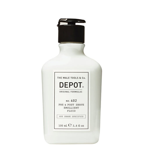 Depot Depot, 400 Shave Specifics No. 402, Ätherische Öle, Beruhigend, Vor- und Nachrasier-Fluid, 100 ml Regular