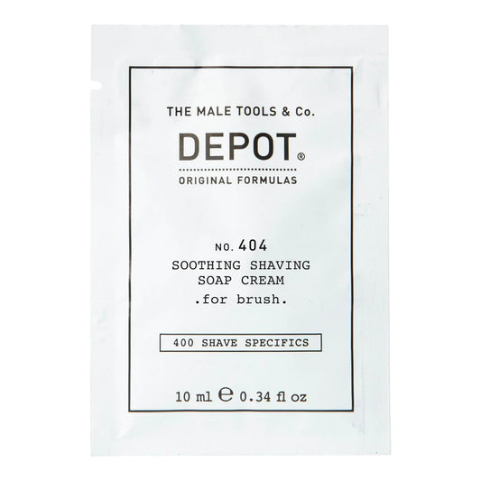 Depot Depot, 400 Shave Specifics No. 404 , Allantoin, Beruhigend, Rasierseifencreme, 10 ml Regular