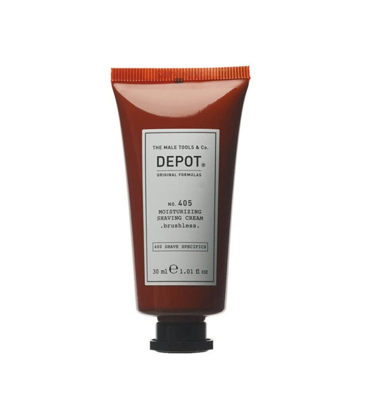 Depot Depot, 400 Shave Specifics No. 405, Allantoin, Feuchtigkeitsspendend, Rasiercreme, 30 ml Regular