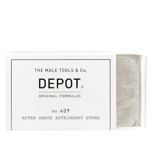 Depot Depot, 400 Shave Specifics No. 409, Kaliumaluminiumsulfat, Beruhigend, After-Shave Adstringierender Stein, 90 g Regular