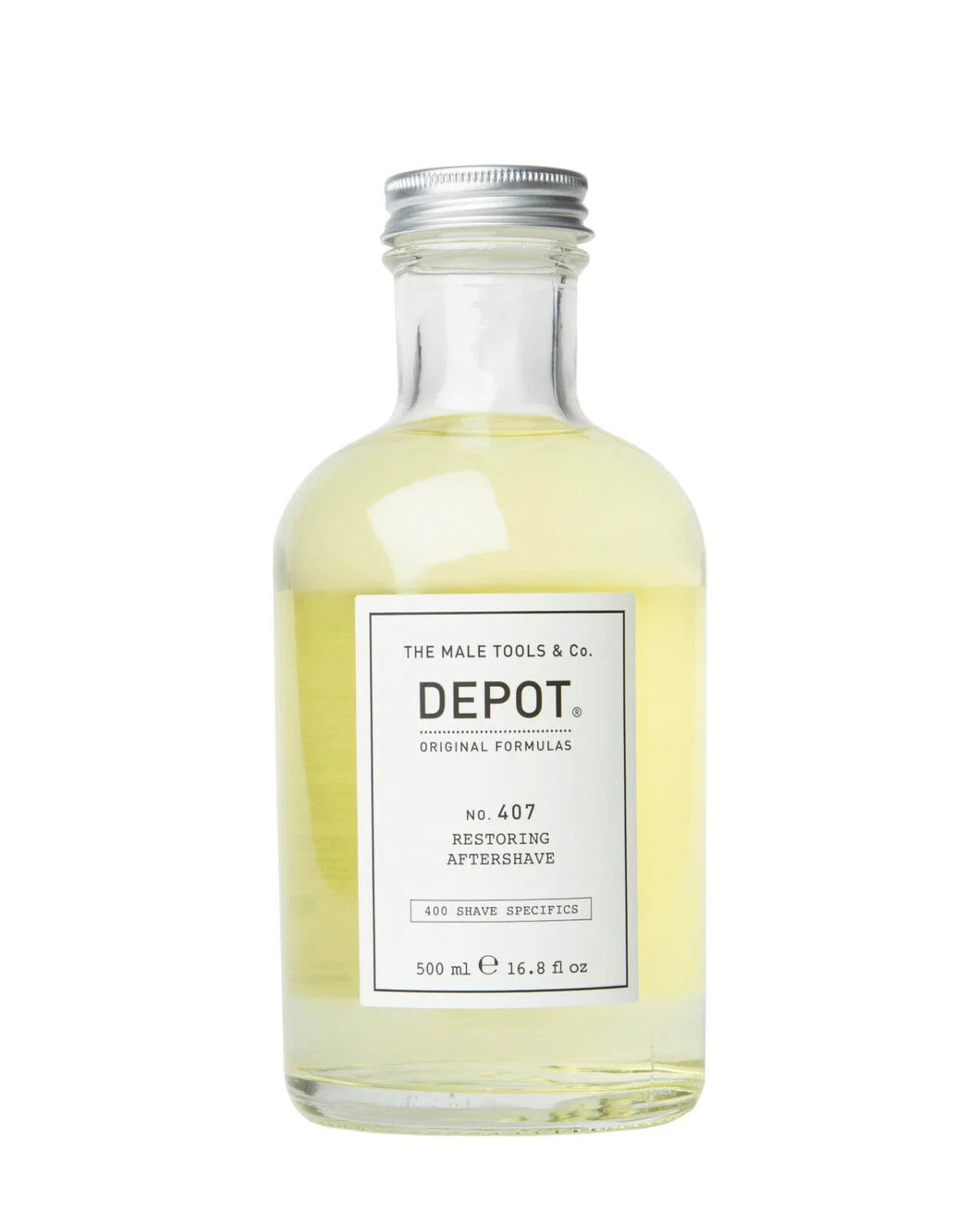 Depot, 400 Shave Specifics No. 407, Provitamin B5, Wiederherstellen & Erfrischen, After-Shave-Lotion, 500 ml