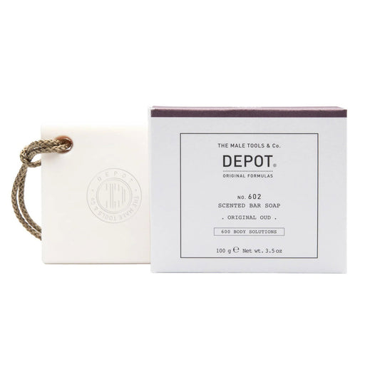 Depot Depot, 600 Body Solutions No. 602, Botanischer Komplex, Reinigung, Originaler Oud, Duftende Seifenstück, 100 g Regular