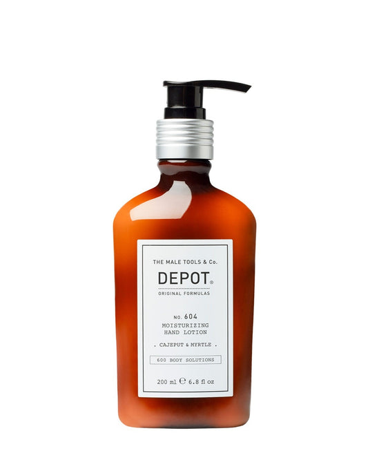Depot Depot, 600 Body Solutions No. 604, Glyzerin, Feuchtigkeitsspendend, Tag, Kajeput & Myrte, Lotion, Für Hände, 200 ml Reg