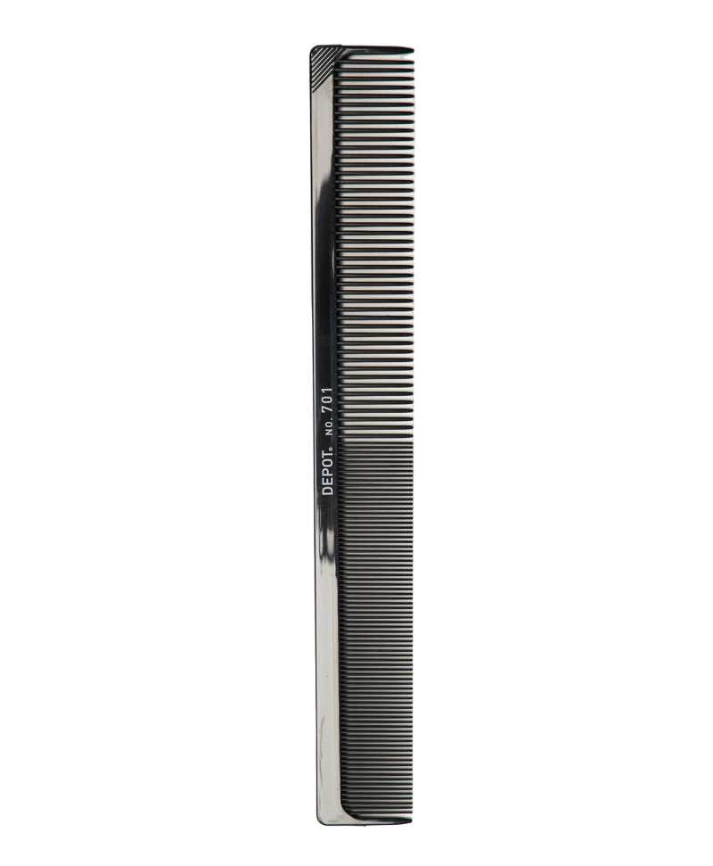 Depot Depot, Accessories No. 701, Plastik-Haarkamm, Schwarz Regular