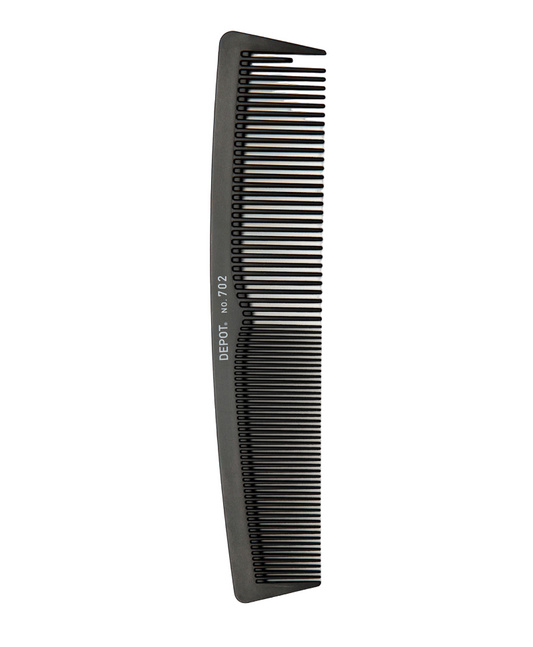 Depot Depot, Accessories No. 702 Carbon, Plastik-Haarkamm, Schwarz Regular