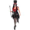"DIA DE LOS MUERTOS" (Kleid, Hut) – Vorderansicht