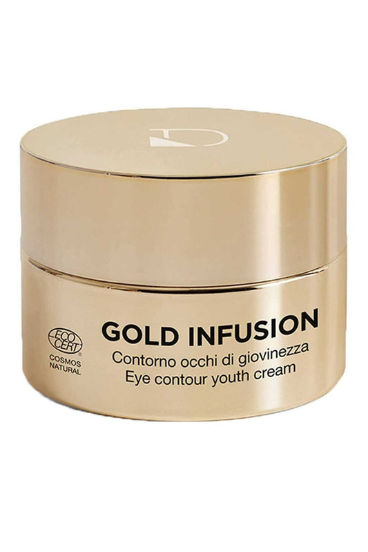 Diego Dalla Palma, Gold Infusion, Feuchtigkeitsspendend, Tag & Nacht, Augencreme, 15 ml