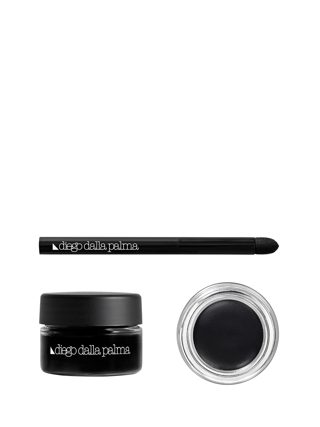 Diego Dalla Palma Diego Dalla Palma, Makeup Studio, Wasserdicht, Lidschatten & Kajal Eyeliner 2-in-1, 11, Schwarz, 3.2 g Regu