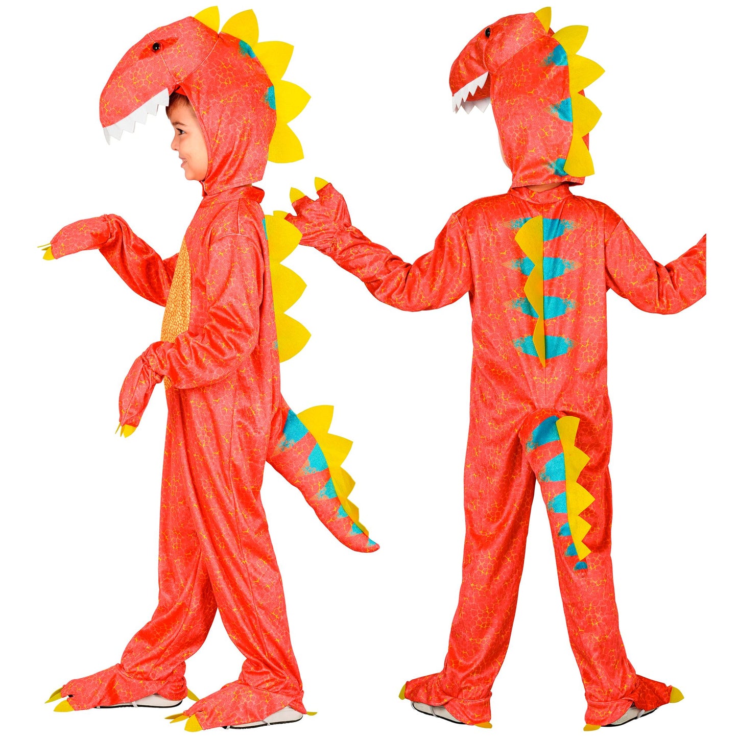 "DINOSAURIER" (Overall, Kapuze mit Kopf, Handschuhe) – Ansicht 8