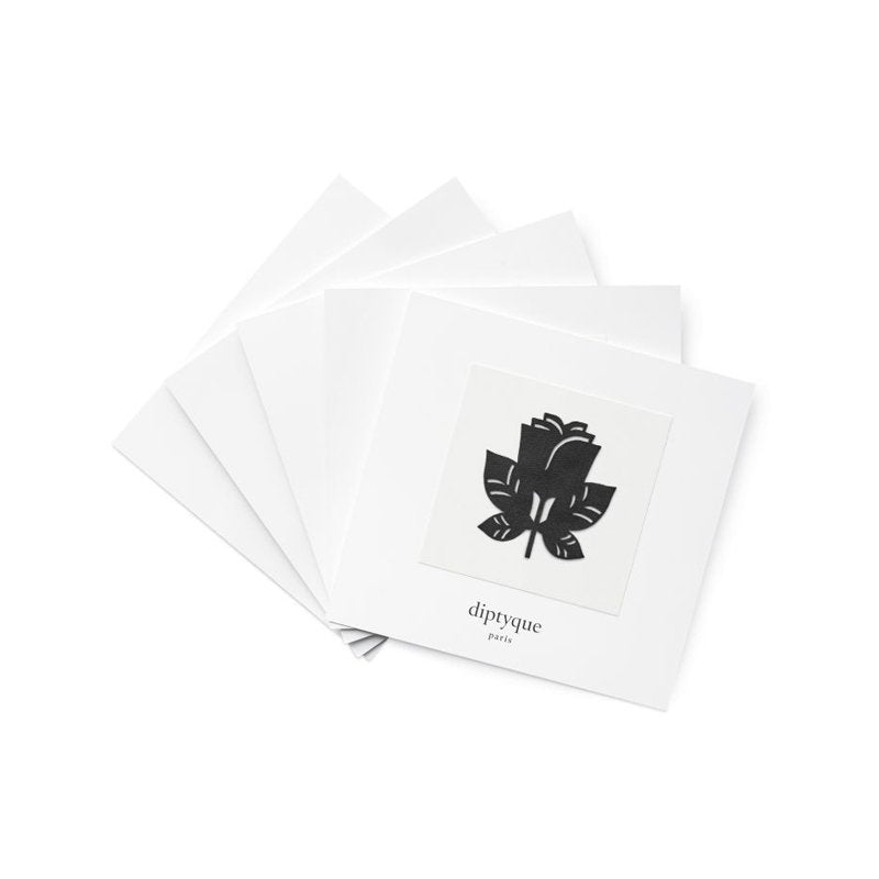 Diptyque Setzen, Diptyque, Eau Rose - Patch De Parfum, Körperaufkleber, Parfümiert, Floral, Für die Haut, Schwarz, 5 stk Regu