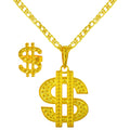 "DOLLAR SET" (Kette & Ring) – Vorderansicht