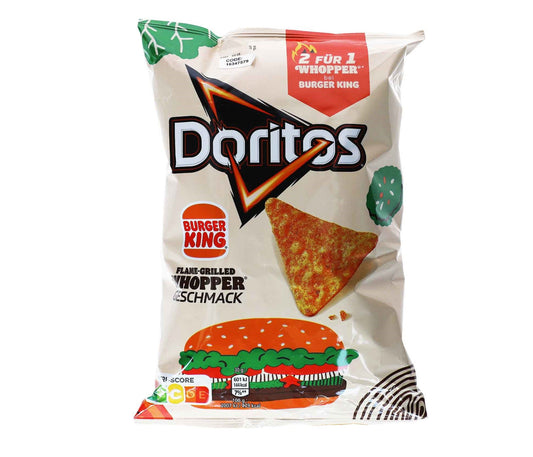 Doritos Burger King Flame-Grilled Whopper 100g Mais-Snack mit Burger-Geschmack