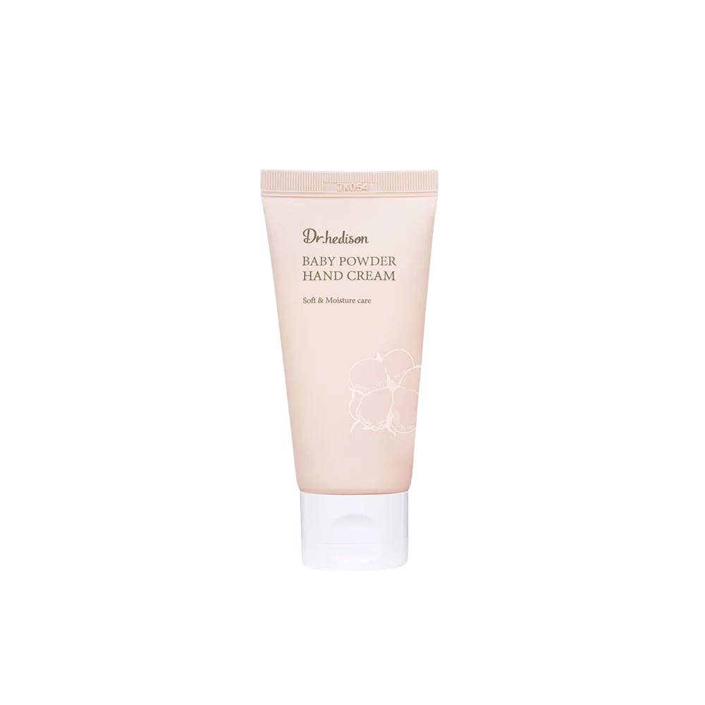 Dr. Hedison, Baby Powder, Sheabutter, Feuchtigkeitsspendend, Handcreme, 50 ml