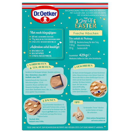 Dr Oetker Easter Freche Häschen Backmischung - Candyshop.ch