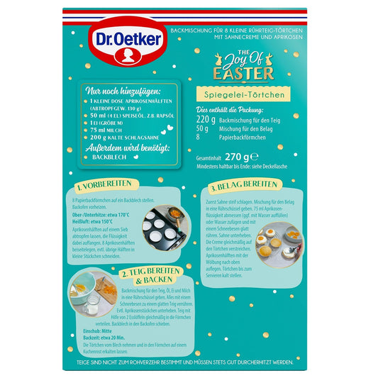 Dr Oetker Easter Spiegelei Törtchen Backmischung - Candyshop.ch