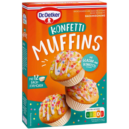 Dr Oetker Dr. Oetker Backmischung Muffins Konfetti 360g
