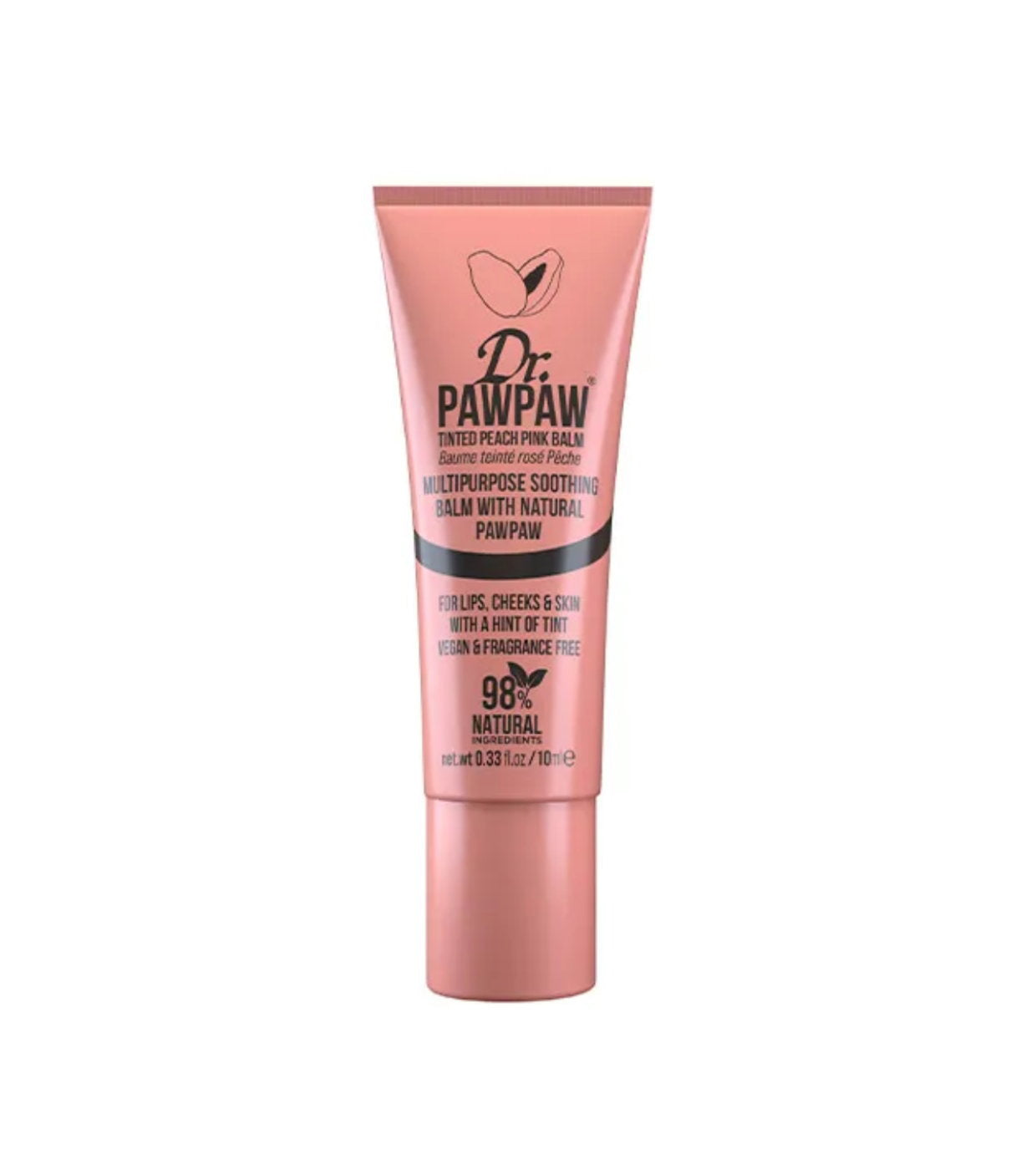 Dr. PawPaw, Multipurpose, Lippen- und Wangenbalsam 2-in-1, Rosa Pfirsich, 10 ml