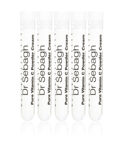 Dr Sebagh Setzen, Dr Sebagh, Pure Vitamin C Powder Cream, Revitalisierung, Sahne, Für das Gesicht, 5 stk, 1.95 g Regular
