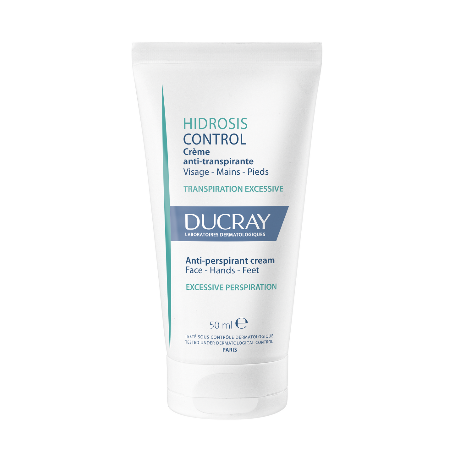 Ducray Ducray, Hidrosis Control, Antitranspirant, Sahne, Für Gesicht & Hände, 50 ml Regular