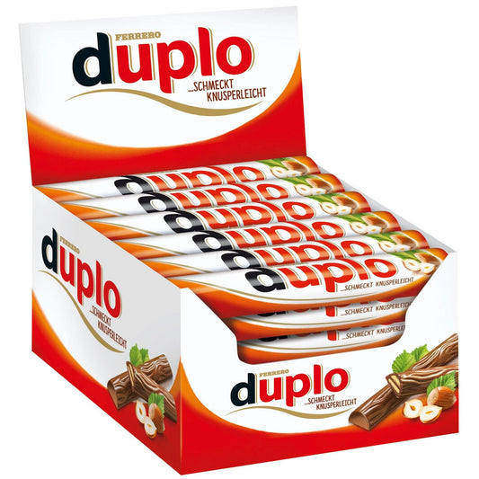 Duplo Original Riegel 40er Pack mit Schokolade und Nougatfüllung